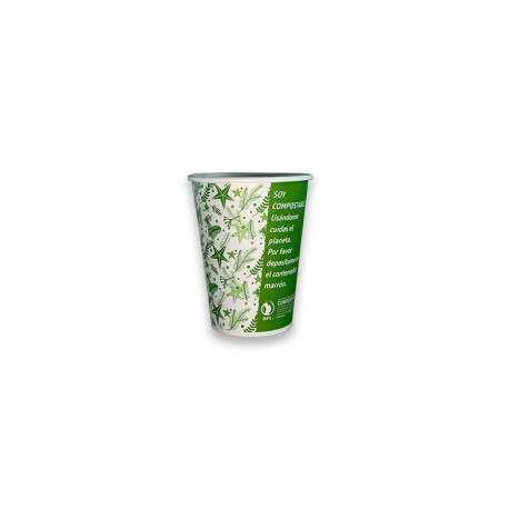 Vaso Compostable 12 oz verde