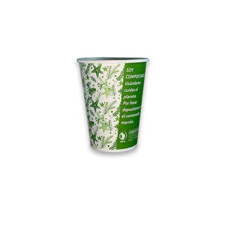 Vaso Compostable 16 oz verde